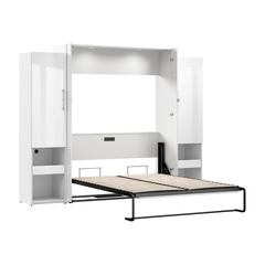 High-Gloss Scratch-Resistant Murphy Bed