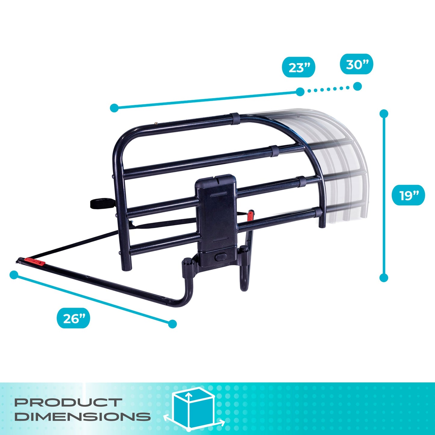 Stander Click-N-Go Extendable Bed Rail #8965
