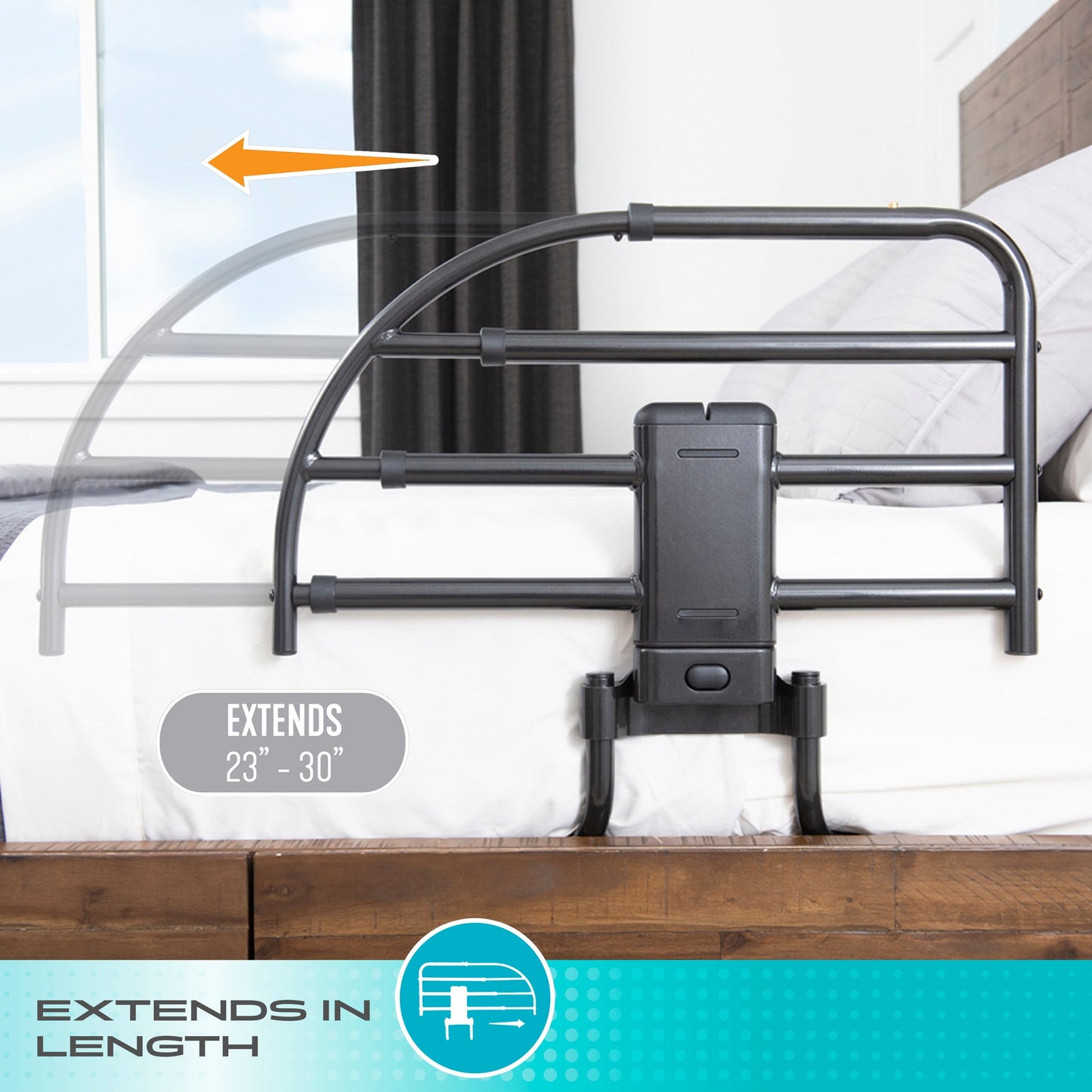 Stander Click-N-Go Extendable Bed Rail #8965