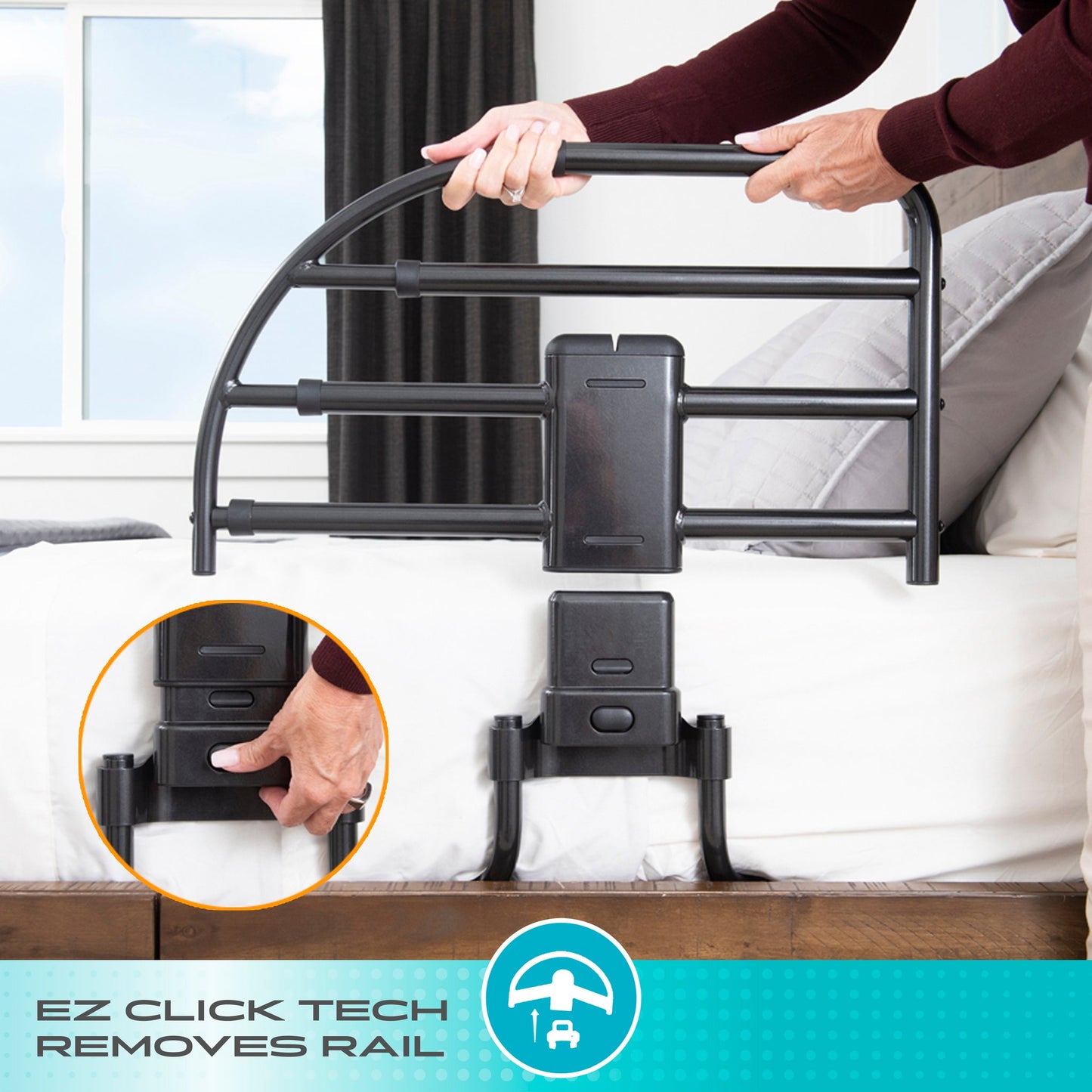 Stander Click-N-Go Extendable Bed Rail #8965