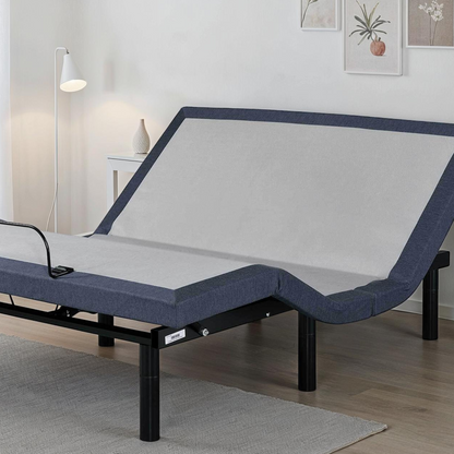 Adjustable Bed Base with Head and Foot Position Adjustments