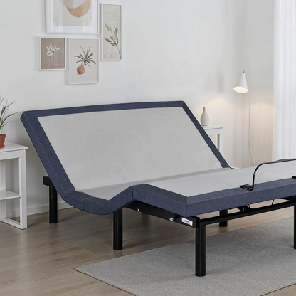 Adjustable Bed Base with Head and Foot Position Adjustments