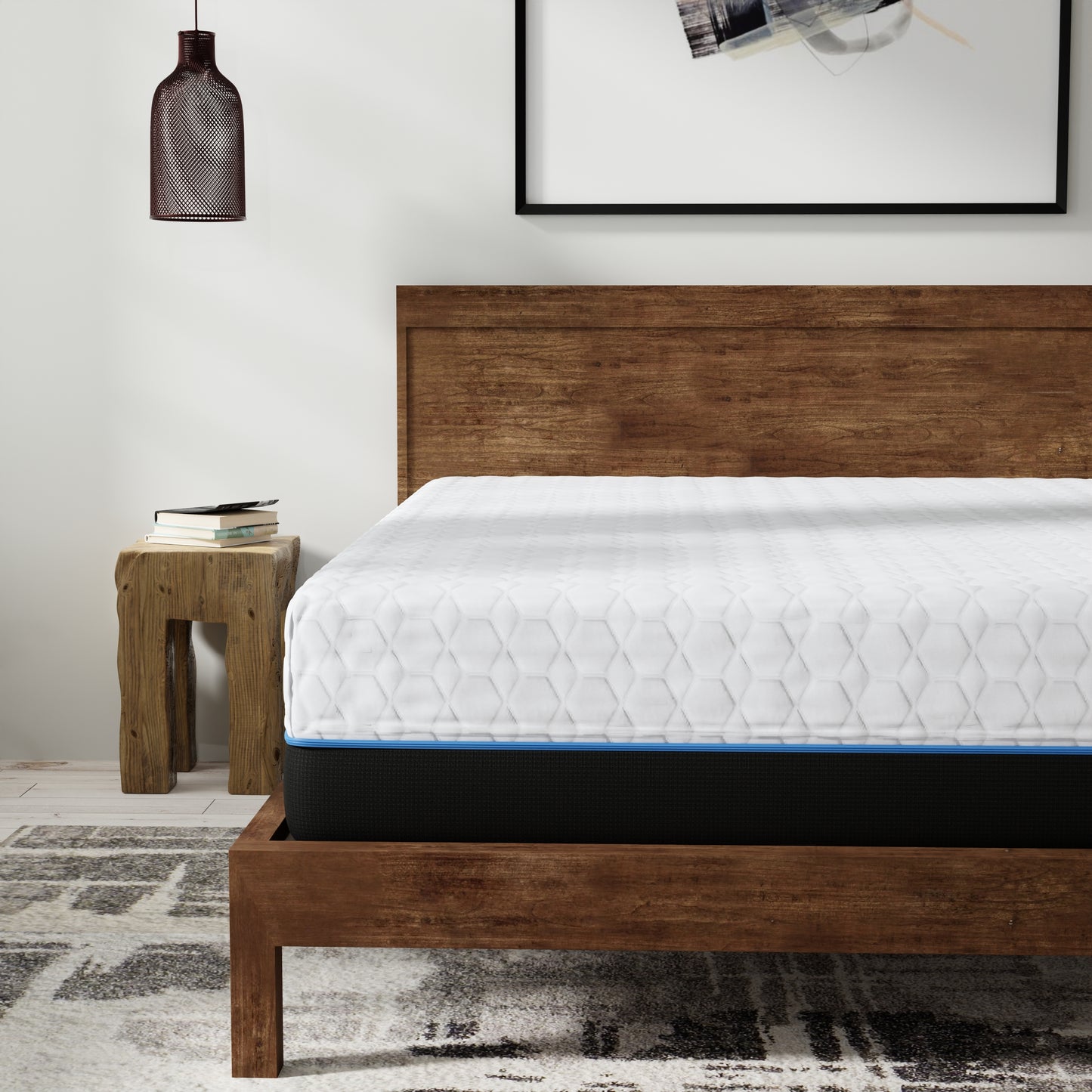 Omne Sleep Copper Infused Plush Memory Foam 14 Inch Mattress