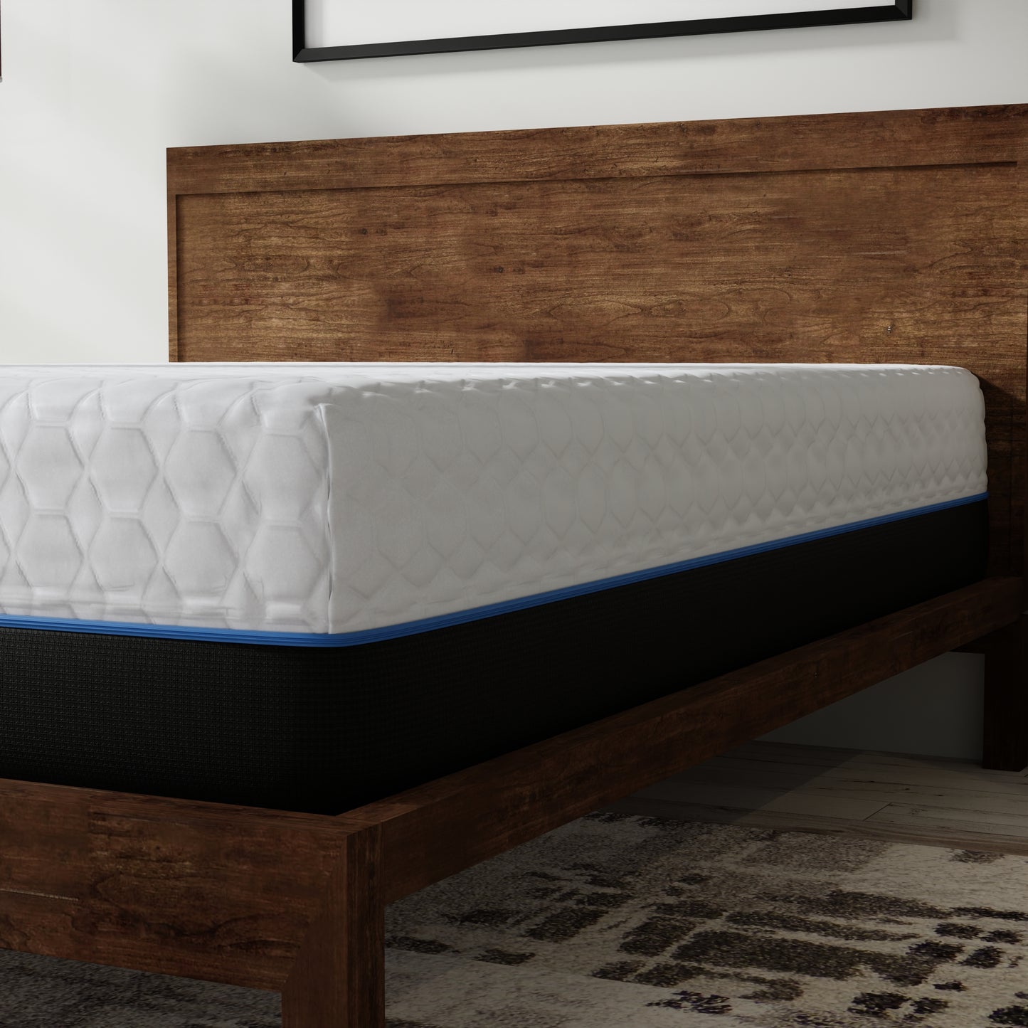 Omne Sleep Copper Infused Plush Memory Foam 14 Inch Mattress