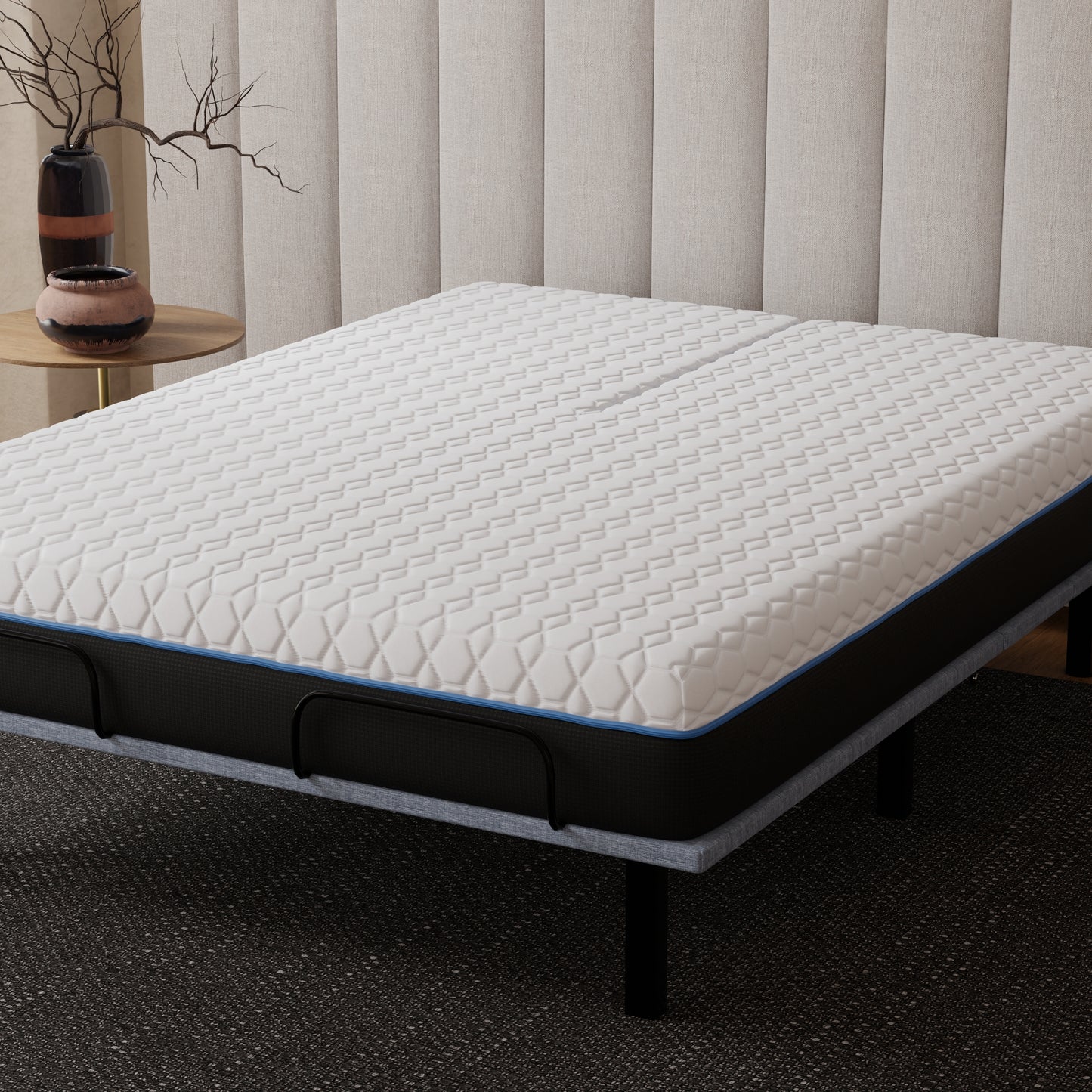 Omne Sleep Copper Infused Soft Memory Foam 12 Inch Mattress