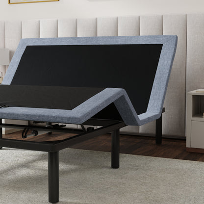 Adjustable Bed Base with Dual 3-Level Massage